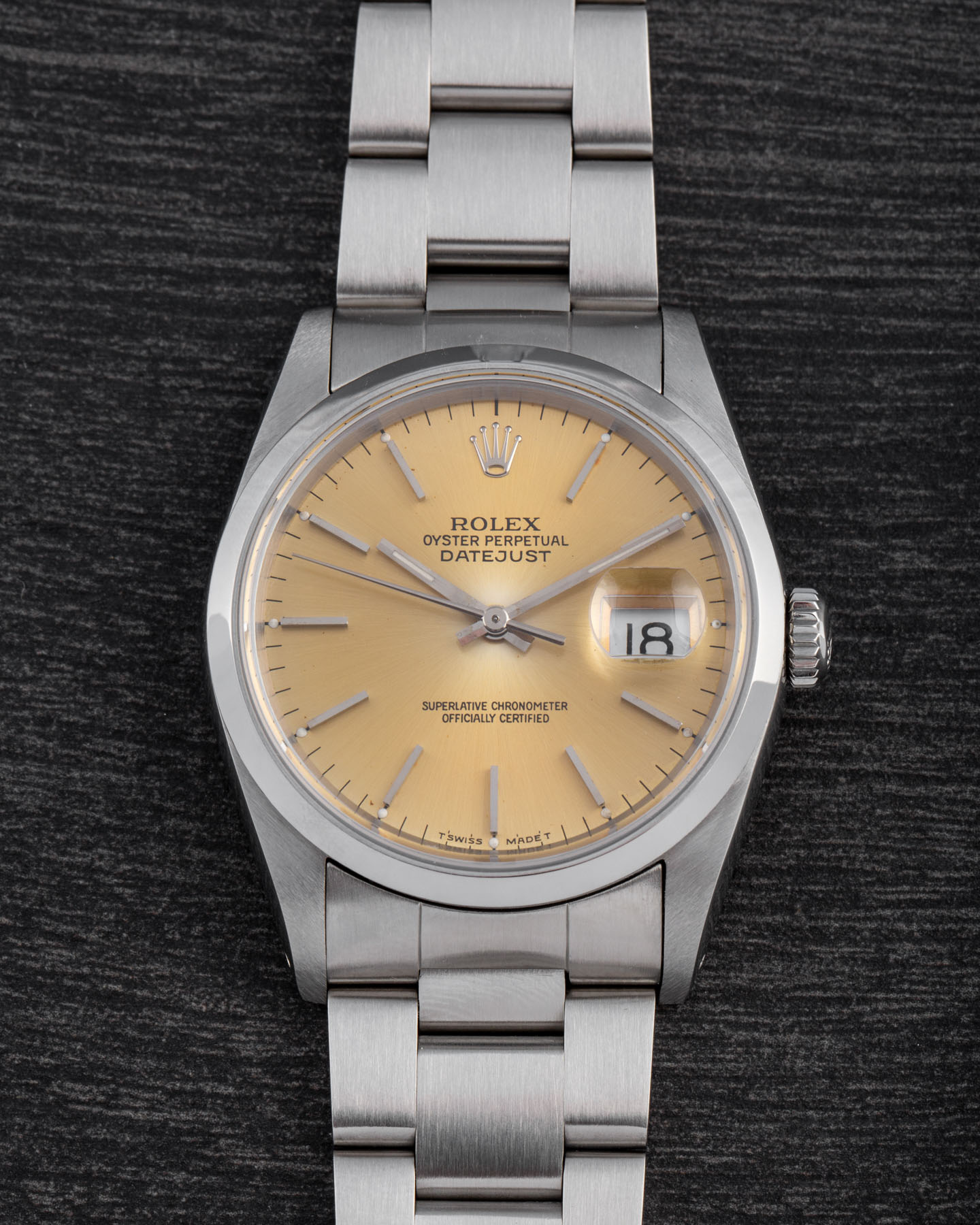 Rolex Datejust 16200 Tropical Dial