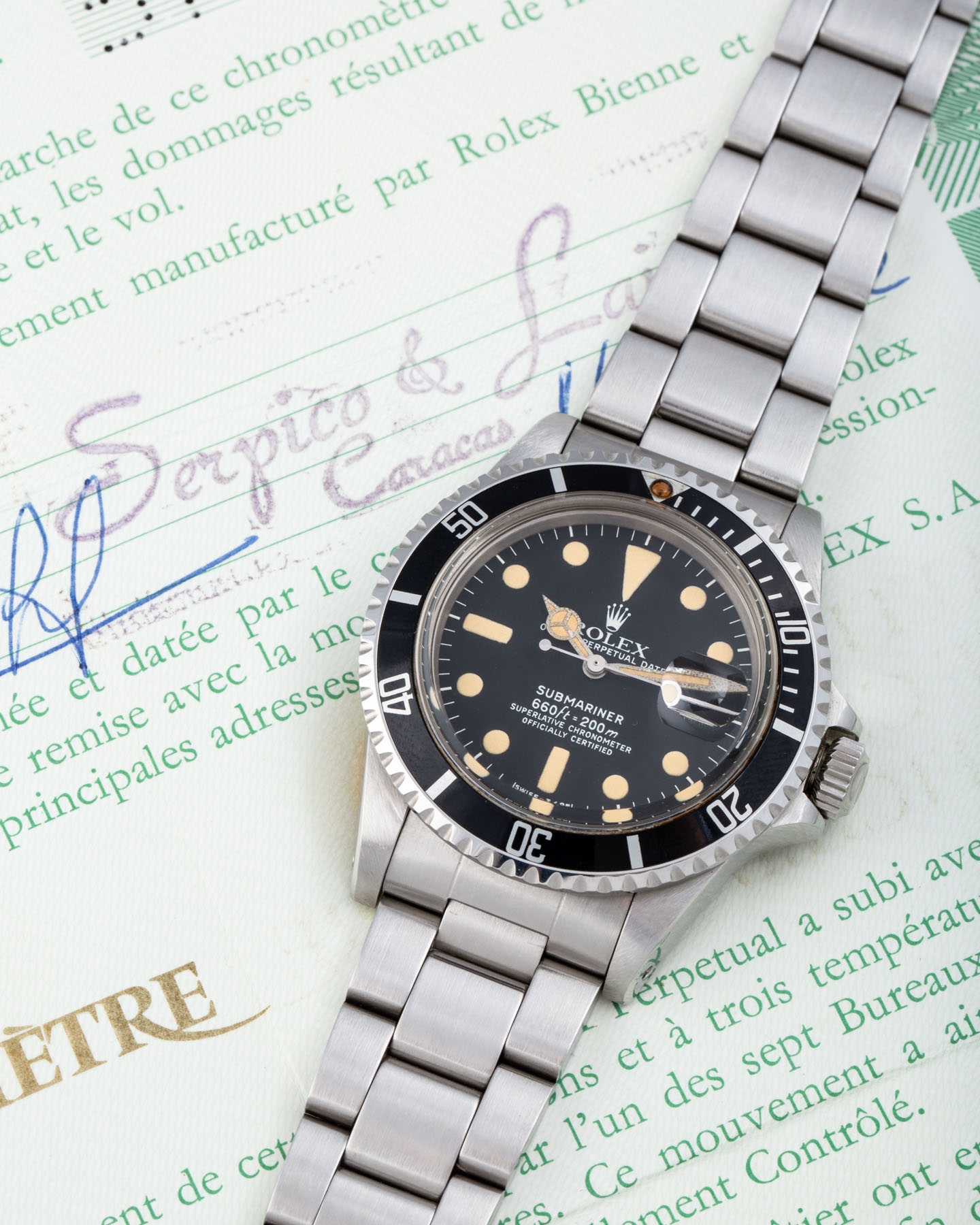 Rolex Submariner 1680 Serpico Y Laino
