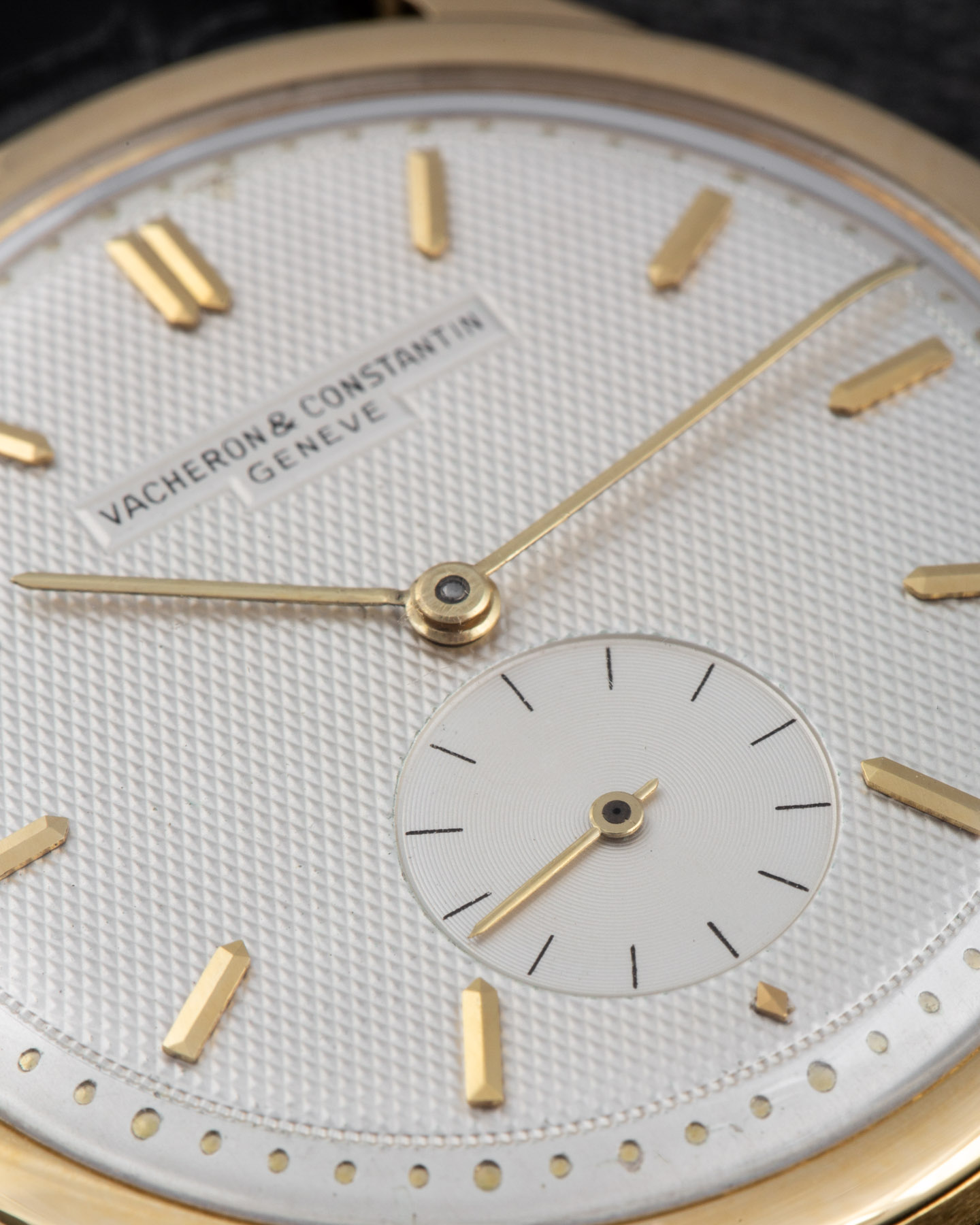 Vacheron Constantin Vintage Oversize XL Case Guillochè dial