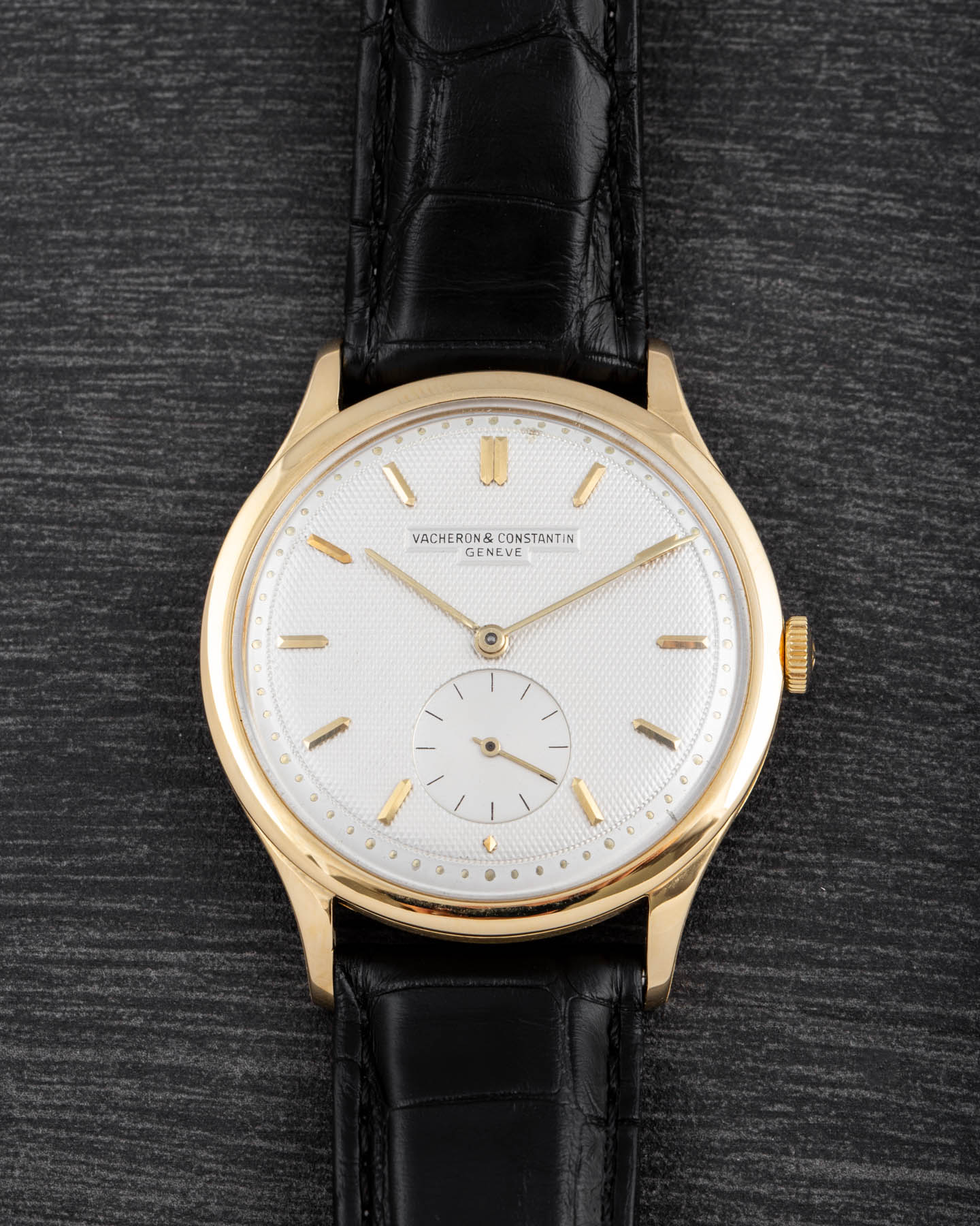Vacheron Constantin Vintage Oversize XL Case Guillochè dial