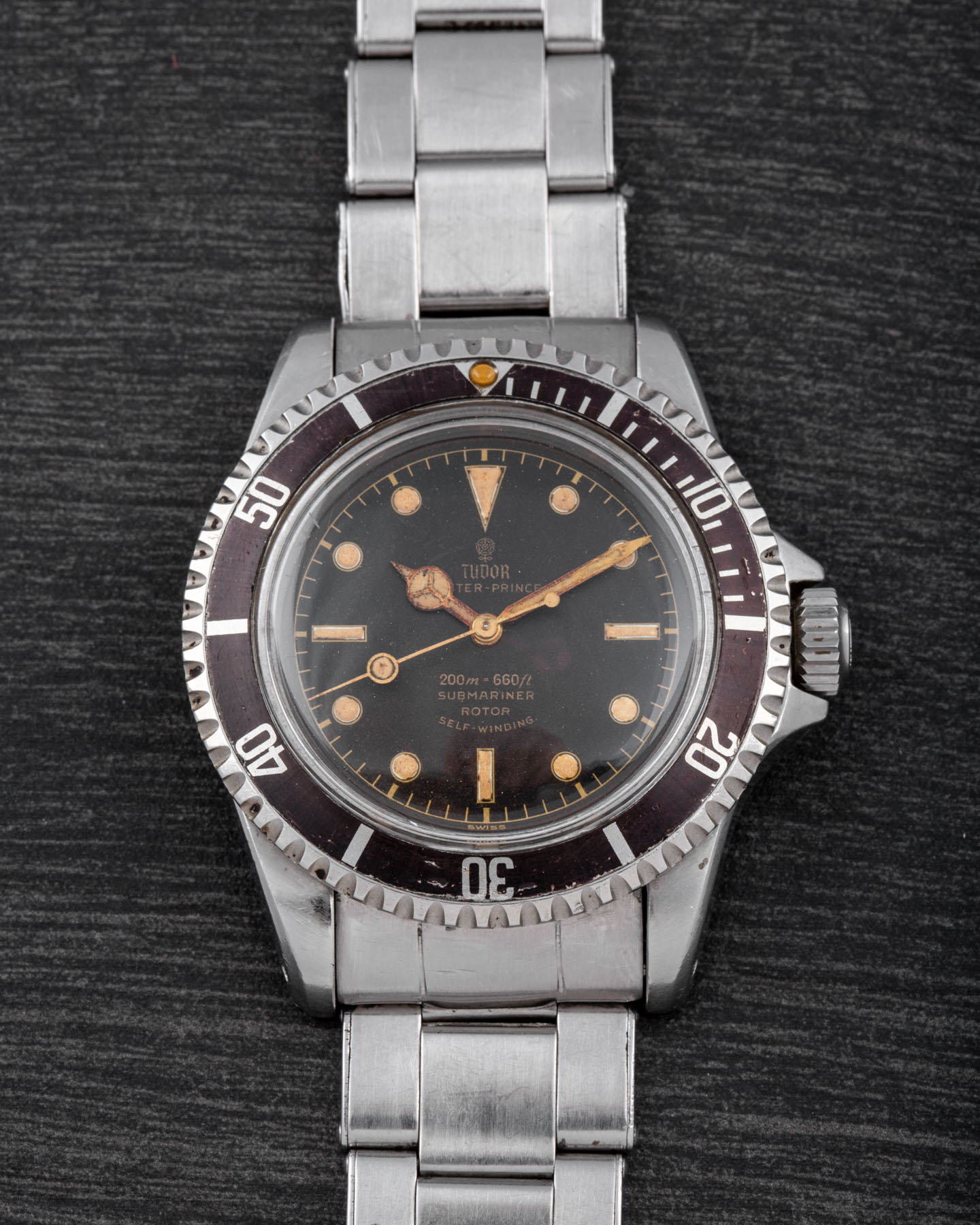 Tudor Submariner 7928 Gilt Cornino Unpolished