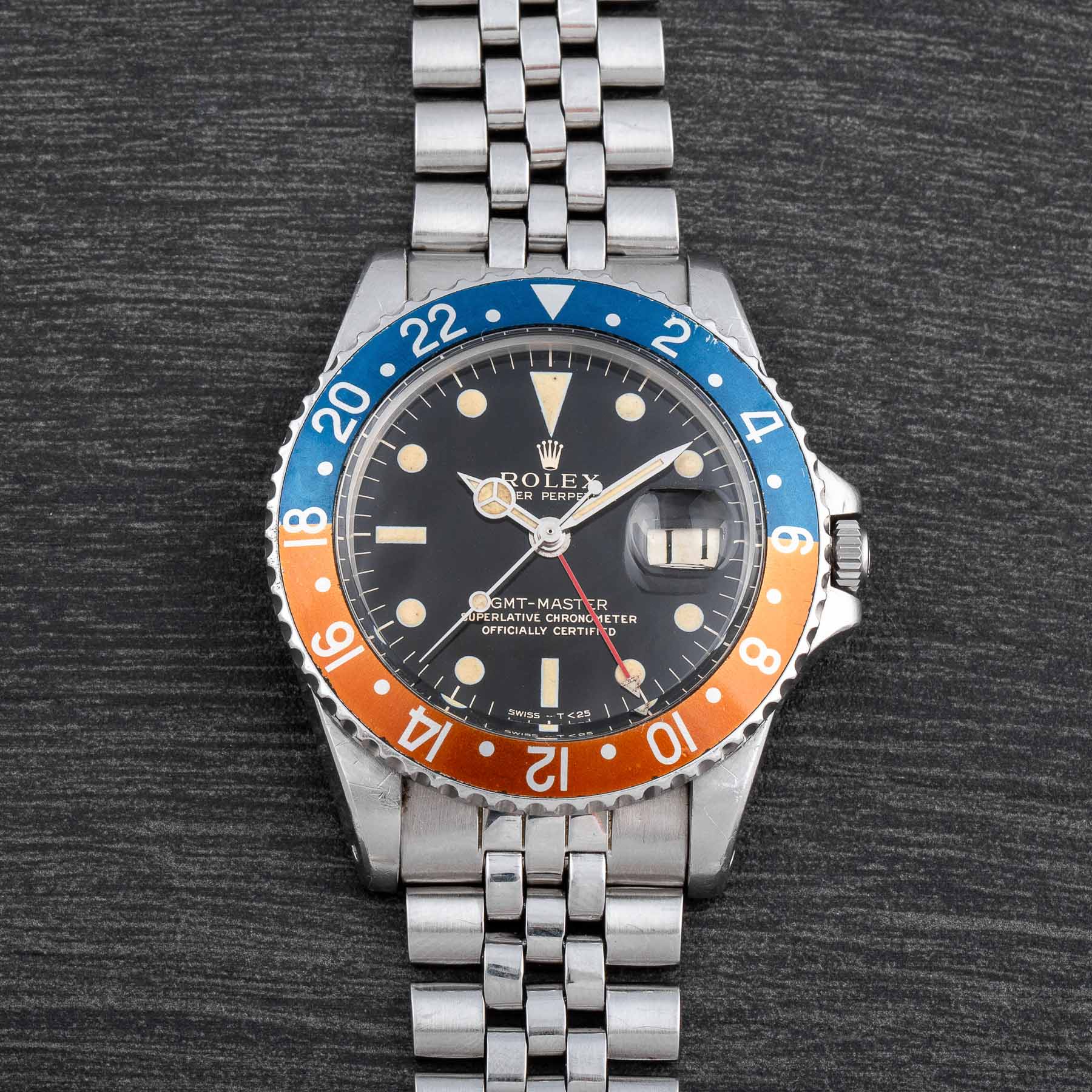Rolex Gmt 1675 Gilt Unpolished Full Set