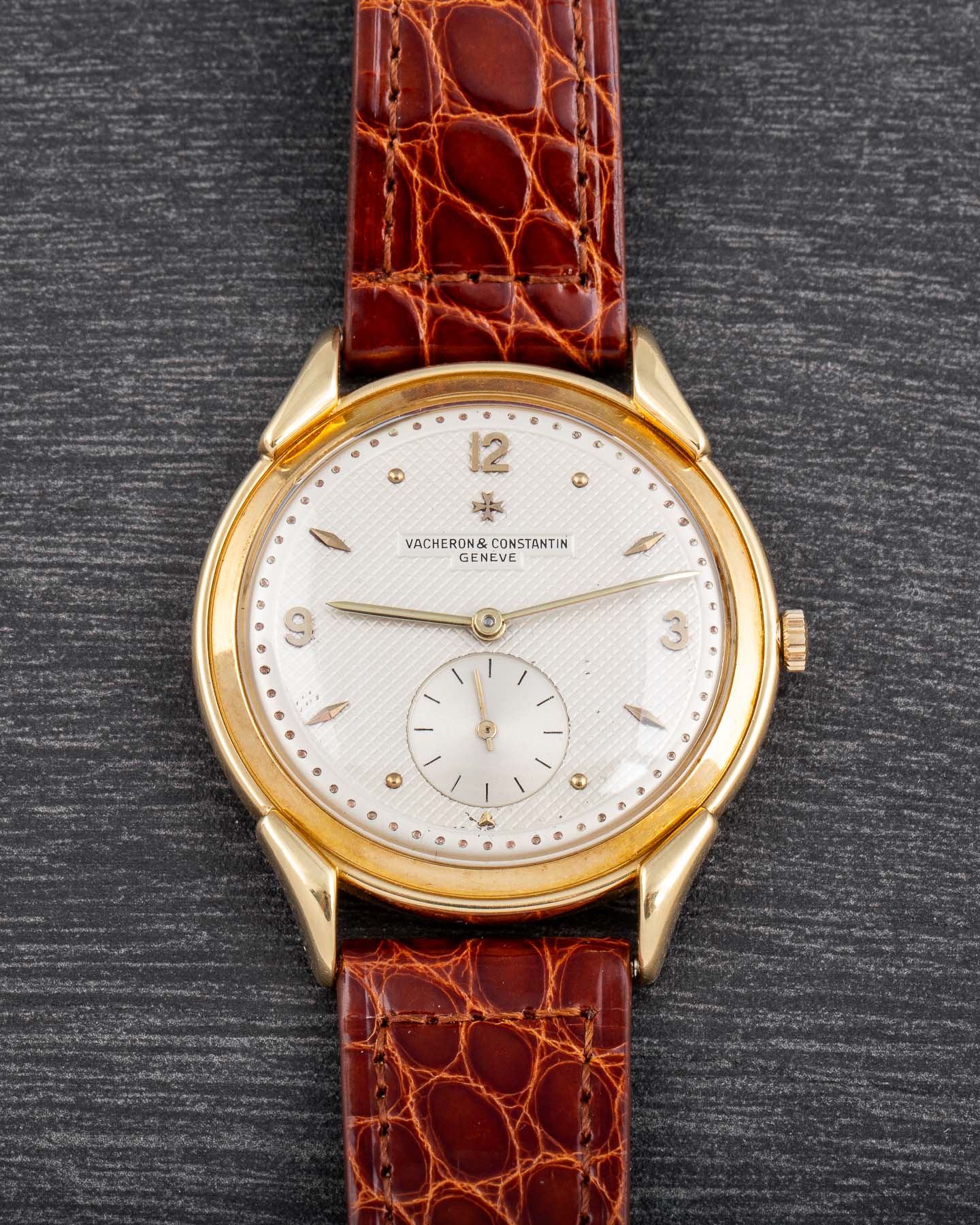 Vacheron Constantin Vintage Oversize XL Case Guillochè dial