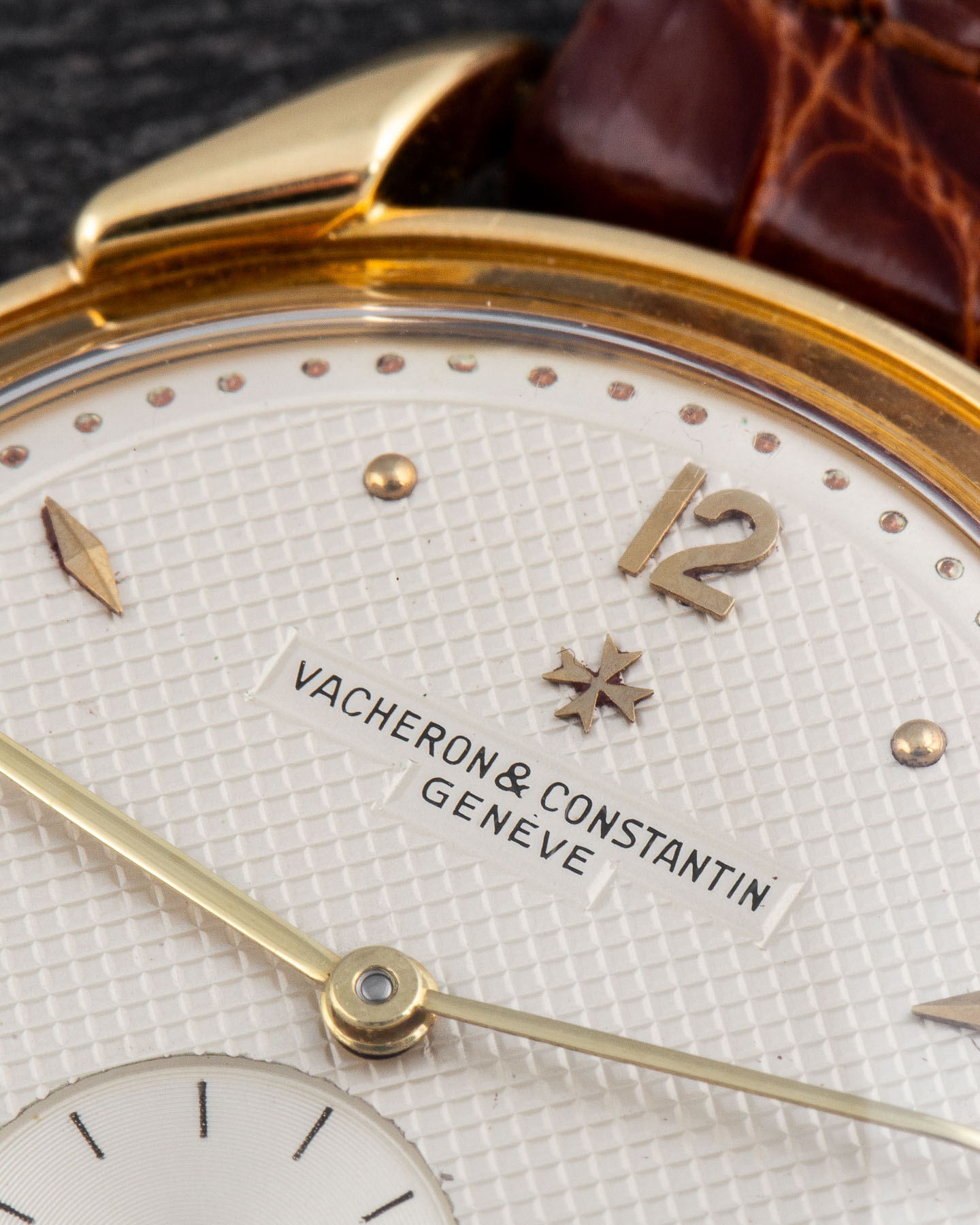 Vacheron Constantin Vintage Oversize XL Case Guillochè dial