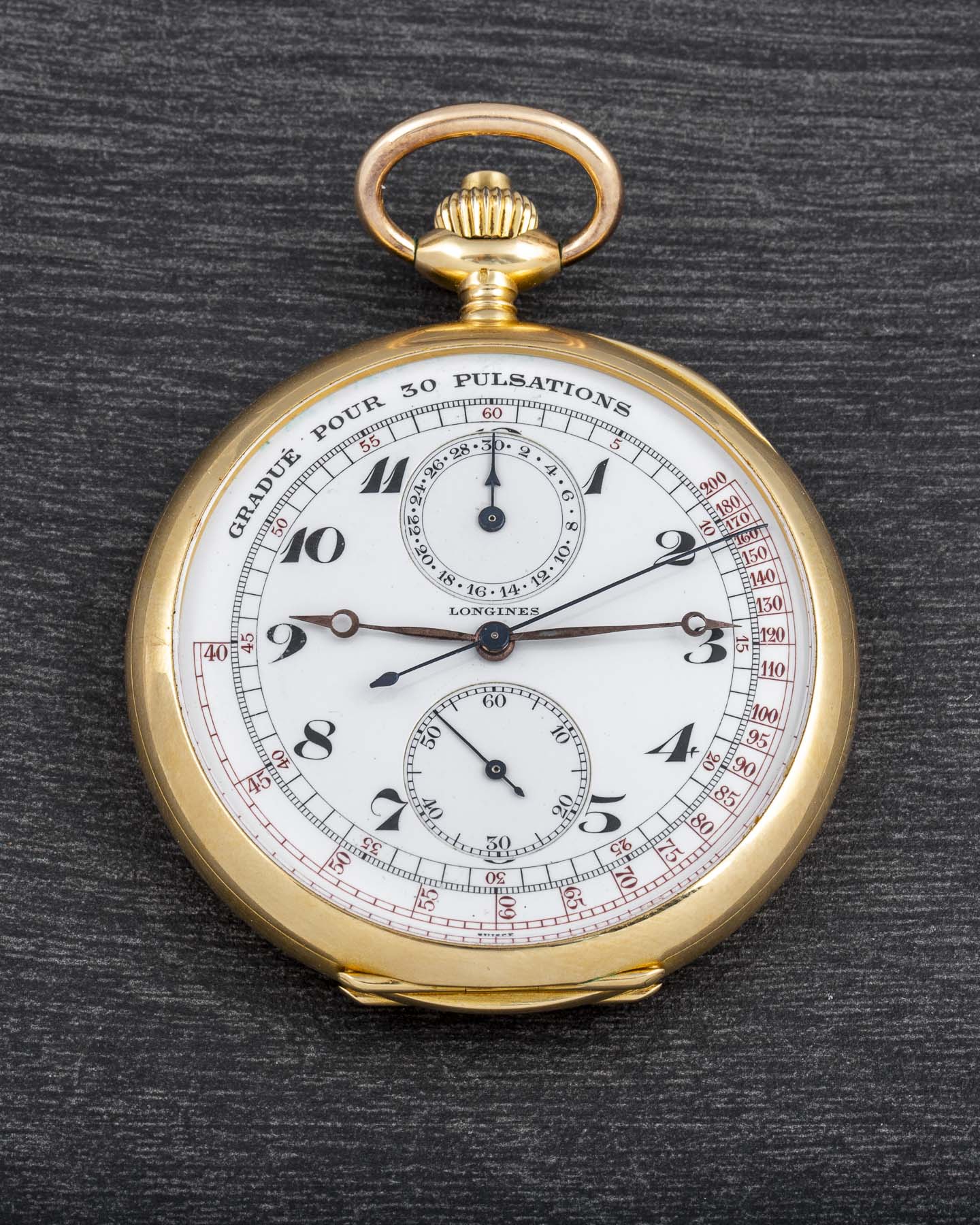 Longines Pocket Watch 54mm Chronograph “Contador” with original Box