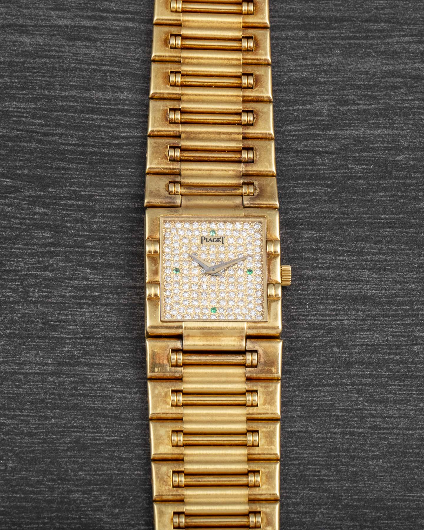 Piaget Polo Dancer Diamond Emerald Pavè Dial 911317 K81