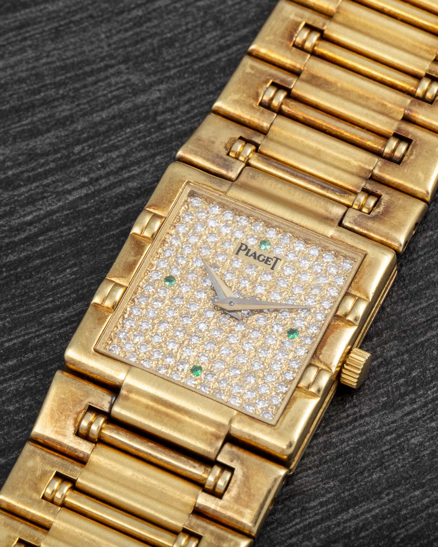 Piaget Polo Dancer Diamond Emerald Pavè Dial 911317 K81