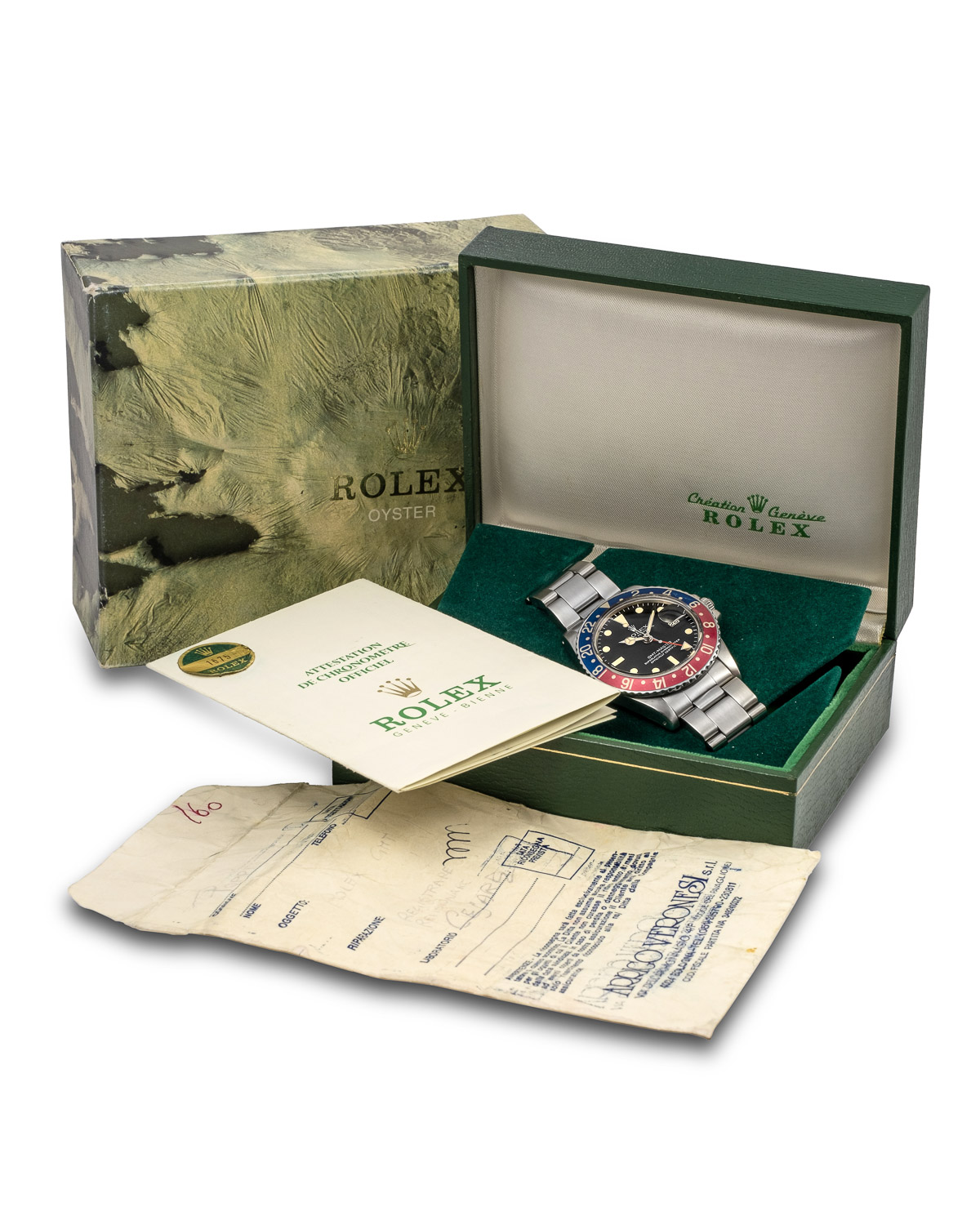 Rolex Gmt Master 1675 Veronesi Bologna Full Set