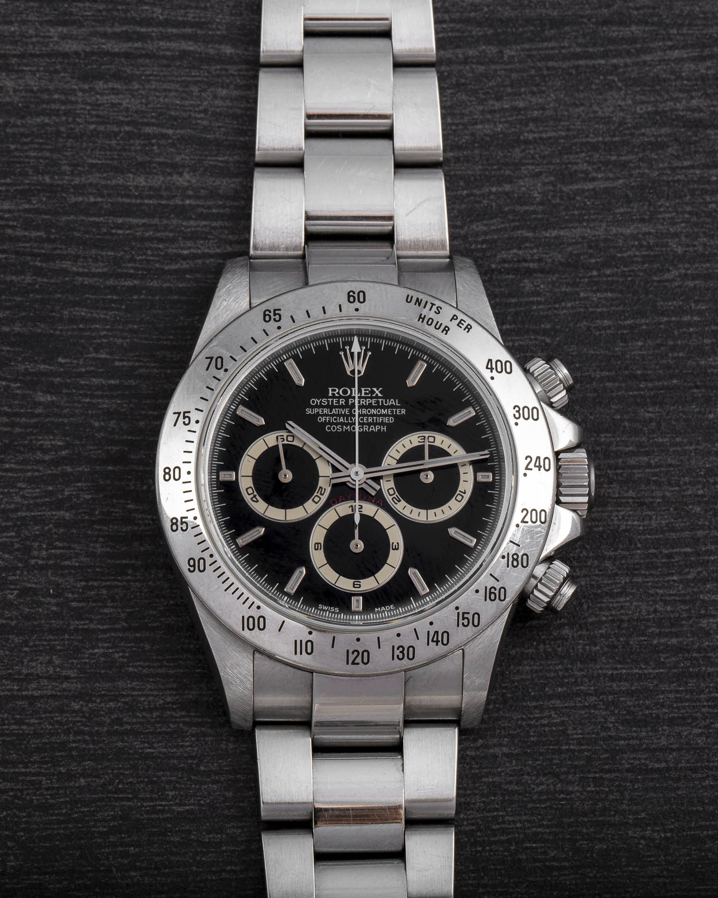 Rolex Daytona 16520 A Series Unpolished Light Patrizzi Dial Full Set