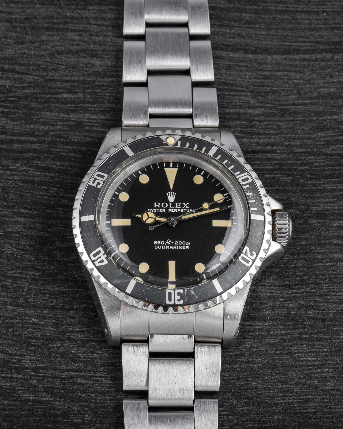 Rolex Submariner 5513 No Serif Top Patina