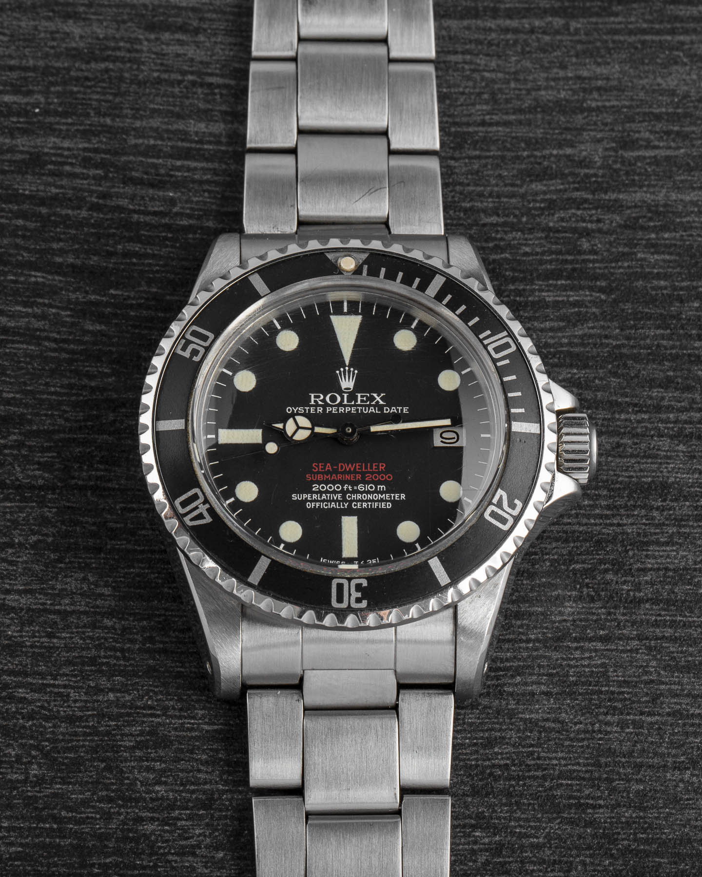 Rolex Seadweller 1665 DRSD Mk3 Ivory Patina