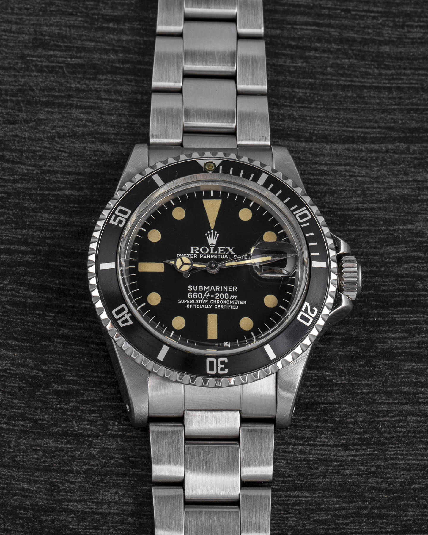 Rolex Submariner 1680 White Mk3 Full Set Usa