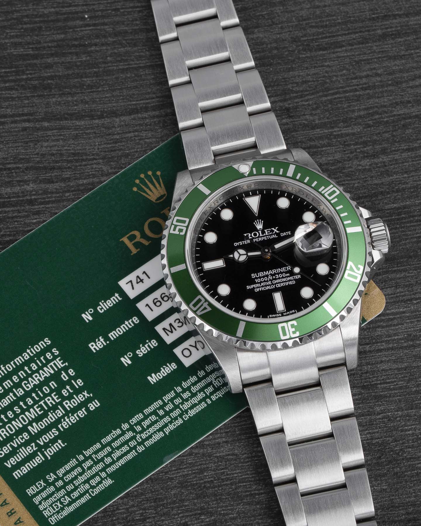 Rolex Submariner 16610 LV M Series Full Set Like New